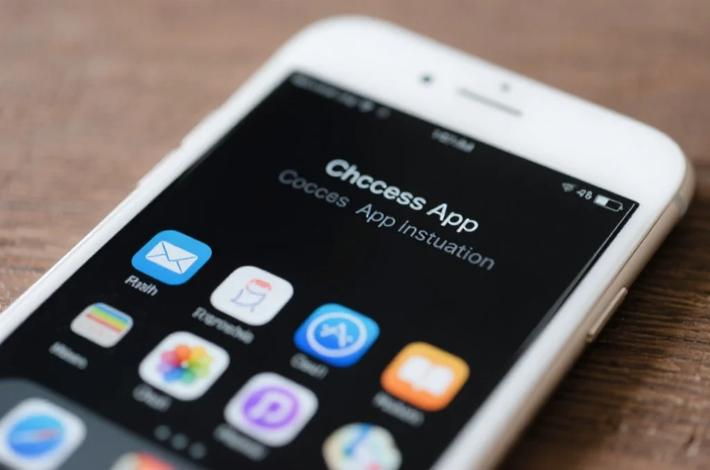 乐冠App成功安装并运行的智能手机界面